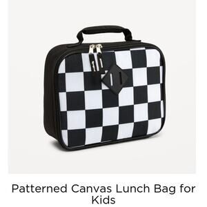 Old Navy Patterned Canvas Lunch Bag